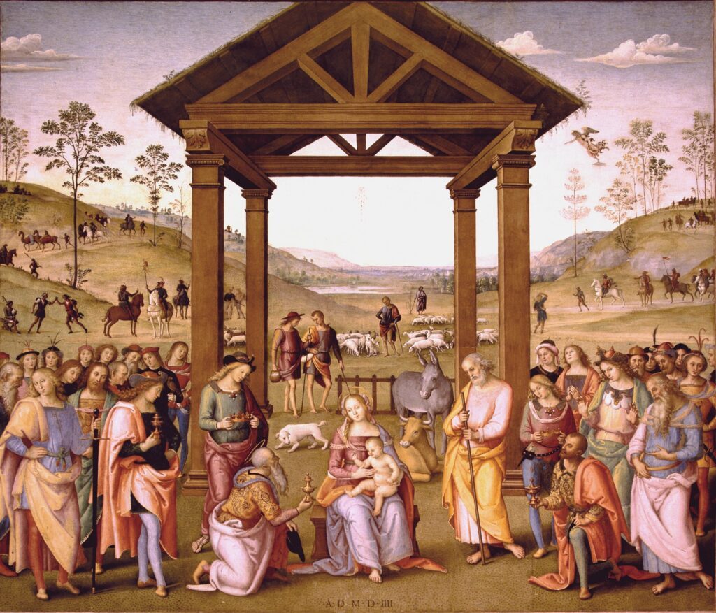 Pietro Vannucci detto “Il Perugino” – “Adorazione dei Magi” &#8211; Oratorio di Santa Maria dei Bianchi x SITO